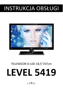 Instrukcja Level 5419 Telewizor LED