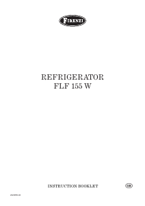 Manual Firenzi FLF155W Refrigerator
