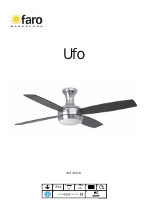 Manuale Faro UFO Ventilatore da soffitto