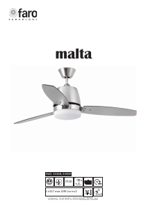 Manuale Faro Malta Ventilatore da soffitto