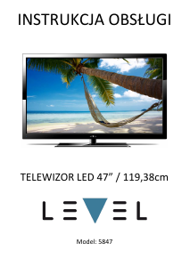 Instrukcja Level 5847 Telewizor LED
