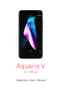 Handleiding bq Aquaris V Plus Mobiele telefoon