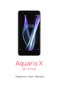 Handleiding bq Aquaris X Mobiele telefoon