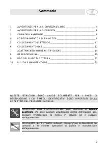 Manuale Smeg SE64-3 Piano cottura