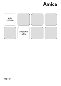 Mode d’emploi Amica AFC1101 Congélateur