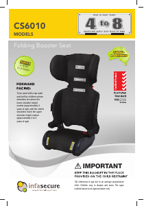 Manual Infasecure CS6010 Car Seat