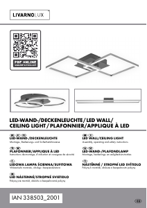 Bruksanvisning LivarnoLux IAN 338503 Lampa