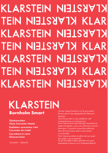 Bruksanvisning Klarstein 10034391 Bornholm Smart Värmefläkt