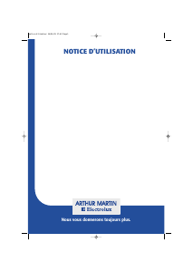Mode d’emploi Arthur Martin-Electrolux AFC995N Hotte aspirante