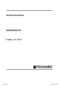 Manual Frigidaire R4801 Refrigerator