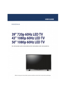 Bruksanvisning Insignia NS-43D420NA16 LED TV