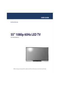 Manual Insignia NS-55D420NA16 LED Television