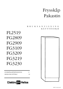 Käyttöohje ElektroHelios FG3219 Pakastin