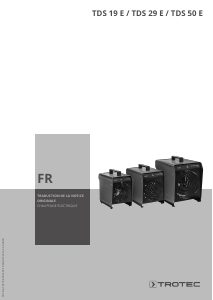Mode d’emploi Trotec TDS 19 E Chauffage