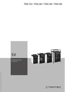 Bruksanvisning Trotec TDS 30 Värmefläkt