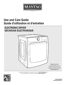 Mode d’emploi Maytag MGD8630HC Sèche-linge