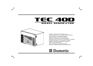 Brugsanvisning Dometic TEC 40D Generator