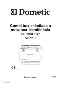 Návod Dometic RC 1180 EGP Chladiaci box