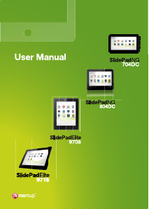 Handleiding Memup SlidePad Elite 9716 Tablet