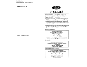 Handleiding Ford F-350 (1997)