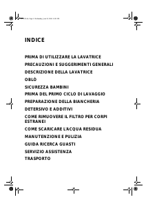 Manuale Ignis LOE 100 Lavatrice
