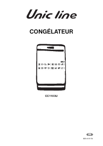 Mode d’emploi Unic Line CC1103U Congélateur