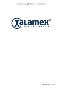 Bedienungsanleitung Talamex AirSpeed HTR Boot