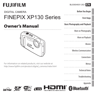 Handleiding Fujifilm FinePix XP130 Digitale camera