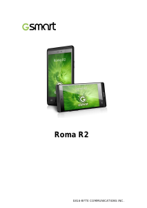 Bruksanvisning Gigabyte GSmart Roma R2 Mobiltelefon