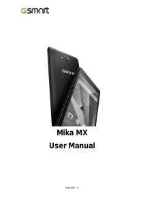 Bruksanvisning Gigabyte GSmart Mika MX Mobiltelefon