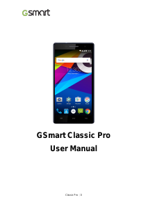 Manual Gigabyte GSmart Classic Pro Mobile Phone