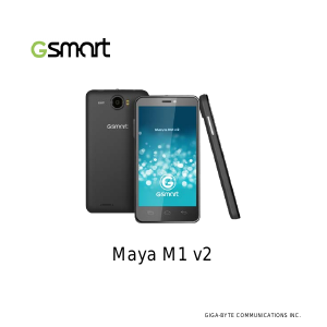 Bruksanvisning Gigabyte GSmart Maya M1 v2 Mobiltelefon