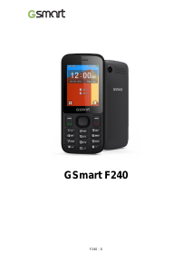 Bruksanvisning Gigabyte GSmart F240 Mobiltelefon