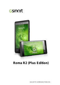 Bruksanvisning Gigabyte GSmart Roma R2 (Plus Edition) Mobiltelefon