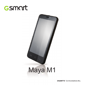 Bruksanvisning Gigabyte GSmart Maya M1 Mobiltelefon