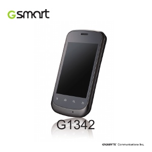 Bruksanvisning Gigabyte GSmart G1342 Mobiltelefon