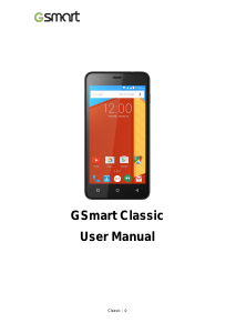 Bruksanvisning Gigabyte GSmart Classic Mobiltelefon