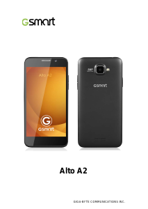 Bruksanvisning Gigabyte GSmart Alto A2 Mobiltelefon