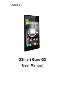 Handleiding Gigabyte GSmart Guru GX Mobiele telefoon