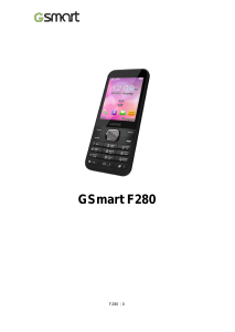 Bruksanvisning Gigabyte GSmart F280 Mobiltelefon
