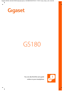 Handleiding Gigaset GS180 Mobiele telefoon