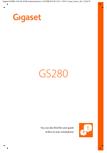 Handleiding Gigaset GS280 Mobiele telefoon
