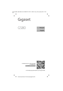Mode d’emploi Gigaset GS80 Téléphone portable