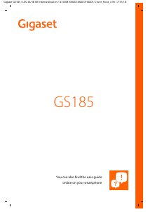 Handleiding Gigaset GS185 Mobiele telefoon