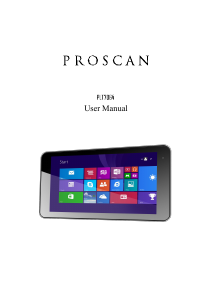Mode d’emploi Proscan PLT7064 Tablette
