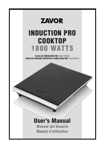 Bruksanvisning Zavor ZSEPR01 Induction Pro Häll