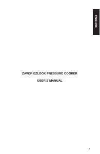 Handleiding Zavor ZCWEZ02 EZLock Snelkookpan