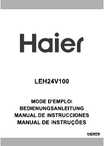 Bedienungsanleitung Haier LEH24V100 LED fernseher