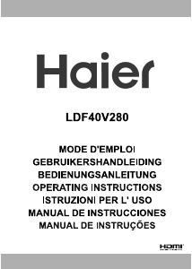 Handleiding Haier LDF40V280 LED televisie