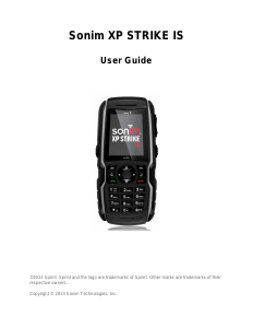 Bruksanvisning Sonim XP Strike IS Mobiltelefon